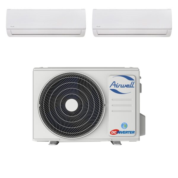 Airwell HDLA Aura — bi-split 2 pièces (2 × taille 25)