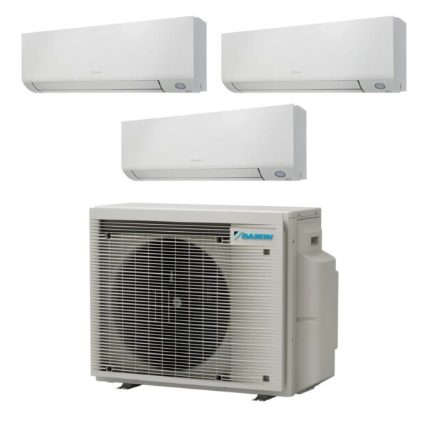 Daikin Perfera blanc — tri-split 3 pièces (3 × 2,0 kW)