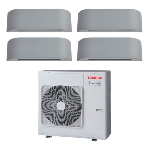 Toshiba Haori — quadri-split 4 pièces (4 × 2,0 kW)