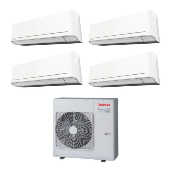 Toshiba Yukai — quadri-split 4 pièces (4 × 2,0 kW)